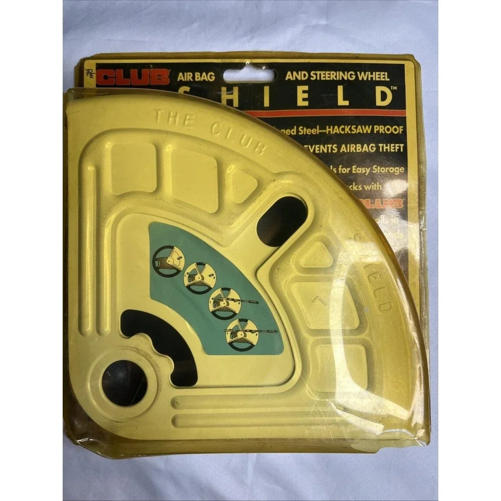 The Club SHL 704 Airbag and‎ Steering Wheel Shields BOS 2 Pieces